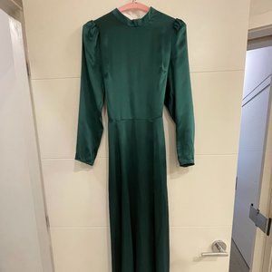 Reformation Julius Dress - Forest Green